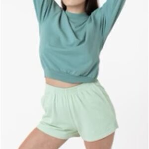 Los Angeles Apparel Seagram Green Shorts